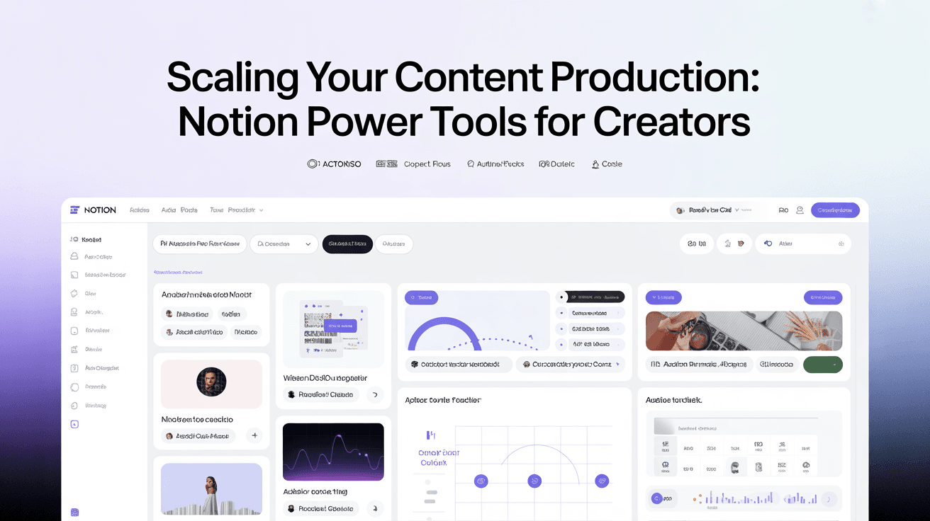 Scaling Your Content Production: Notion Power Tools for Creators