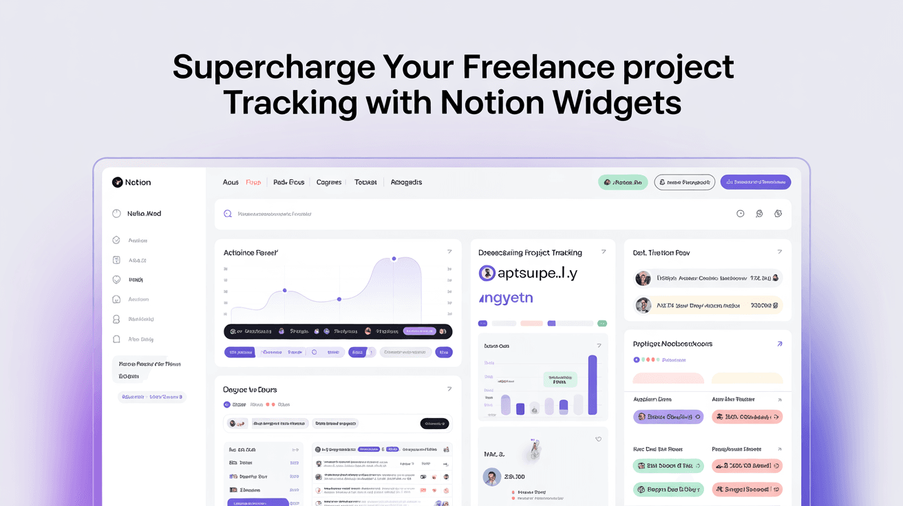 Supercharge Your Freelance Project Tracking with Notion Widgets