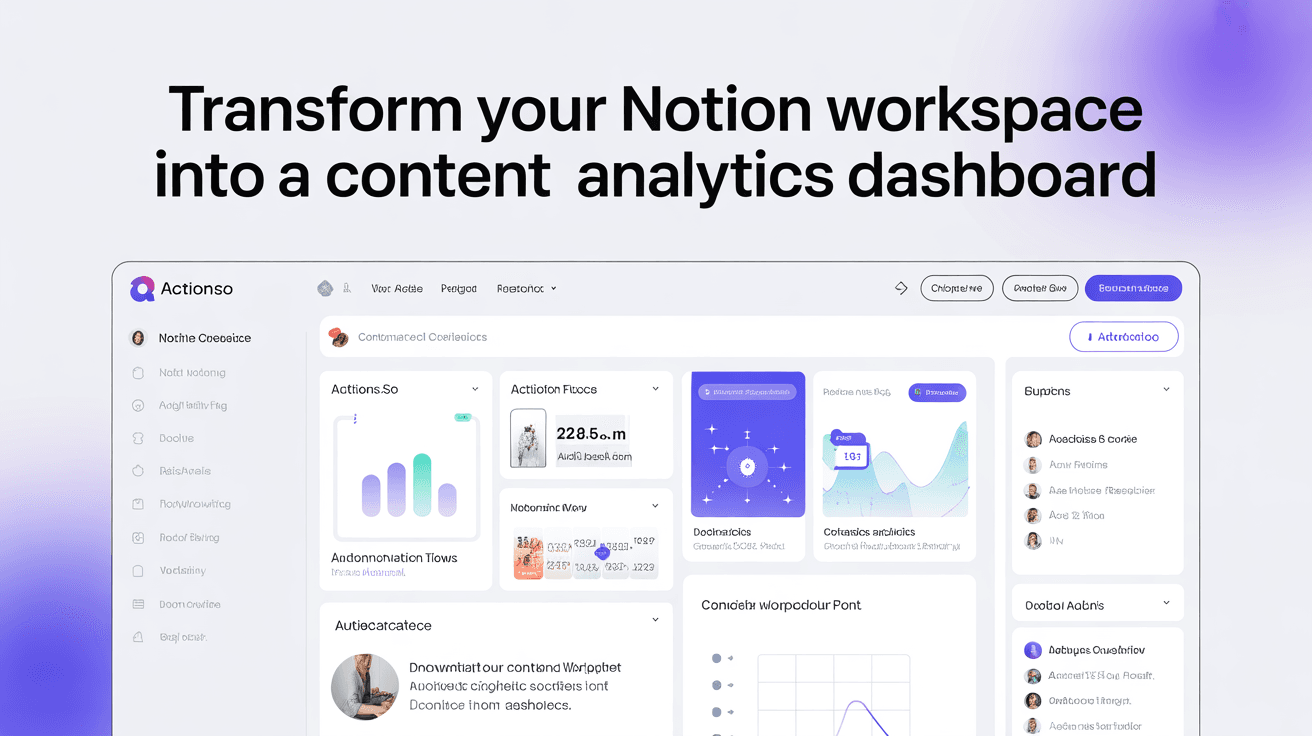 Transform Your Notion Workspace into a Content Analytics Dashboard